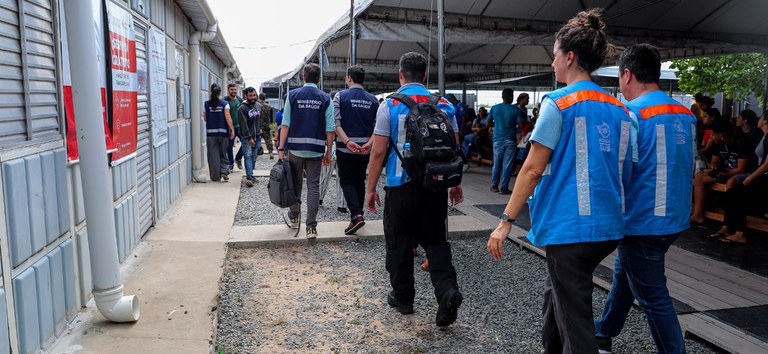 Equipe do Ministério da Saúde chega a Roraima para avaliar acolhimento aos migrantes venezuelanos