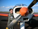Major Joyce é a primeira mulher a assumir o Comando de uma Unidade Aérea da FAB