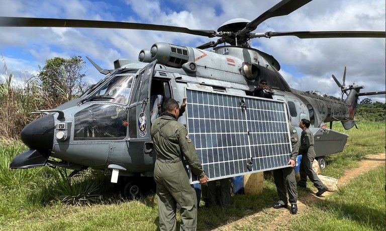 Unidades Básicas de Saúde na Terra Indígena Yanomami recebem energia fotovoltaica