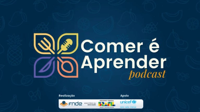 Novo podcast promove educação alimentar nas escolas