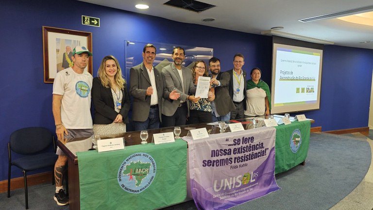 Governo Federal investe na reconstrução de unidades de reciclagem no Rio Grande do Sul