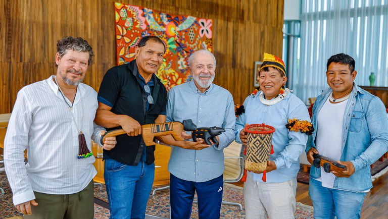 Lula e lideranças do Xingu discutem segurança alimentar e mudanças climáticas