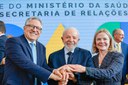 Padilha: redução de espera no SUS. Gleisi: impulso aos avanços da pauta econômica