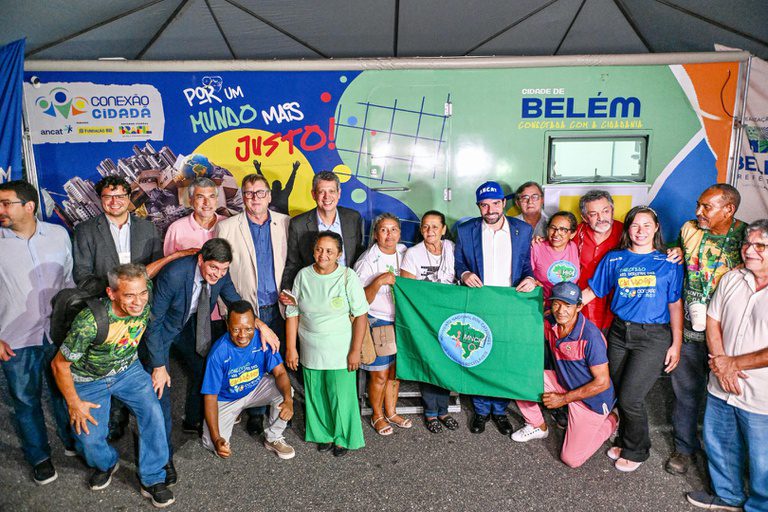 Conexão Cidadã chega a Belém para fazer busca ativa a catadores autônomos Conexão Cidadã chega a Belém para fazer busca ativa a catadores autônomos