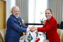 Lula propõe eventos empresariais Brasil-México em reunião com a presidente do país