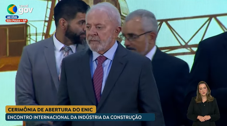 Presidente Lula abre 100º Encontro Internacional da Indústria da Construção. Assista