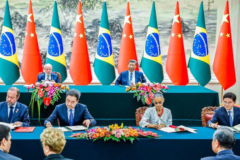 Brasil e China trabalharão juntos na restauração de vegetação e sumidouros de carbono Brasil e China trabalharão juntos na restauração de vegetação e sumidouros de carbono