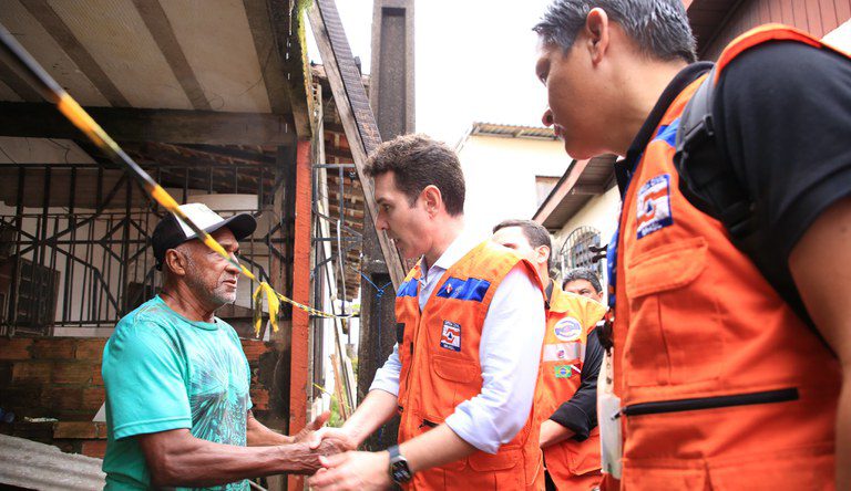 Governo Federal garante reconstrução de moradias destruídas por vendaval em Belém Governo Federal garante reconstrução de moradias destruídas por vendaval em Belém