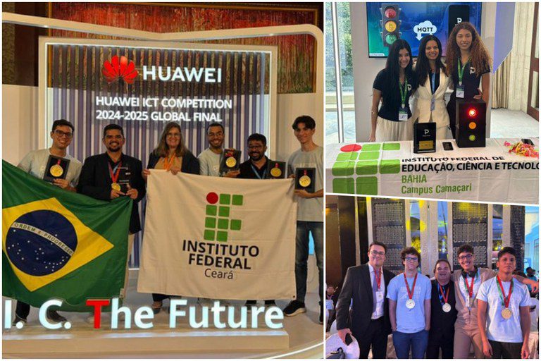 Institutos Federais brasileiros garantem pódios em competição na China Institutos Federais brasileiros garantem pódios em competição na China