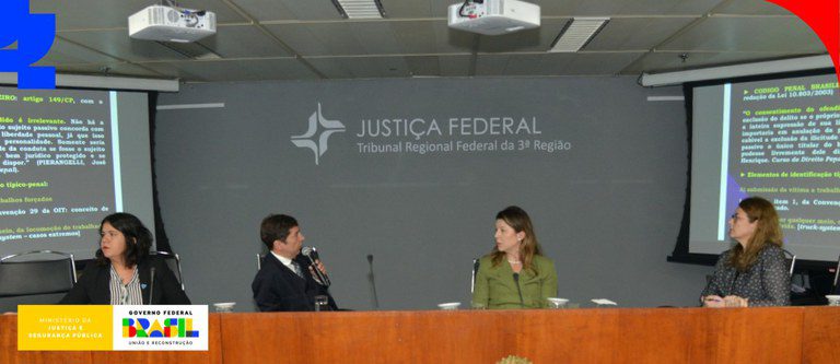 MJSP debate enfrentamento ao tráfico de pessoas e trabalho escravo no Brasil MJSP debate enfrentamento ao tráfico de pessoas e trabalho escravo no Brasil