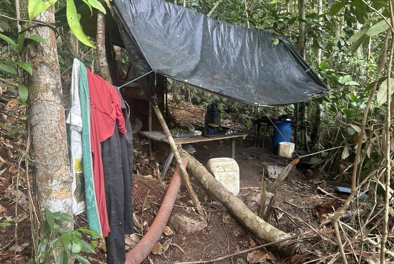 Operação desmonta garimpo ilegal para proteger terra indígena Yanomami Operação desmonta garimpo ilegal para proteger terra indígena Yanomami