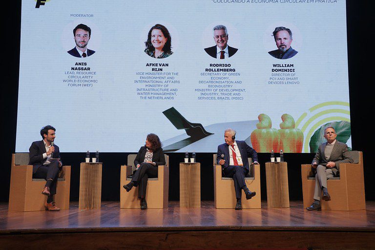 Plano Nacional de Economia Circular ganha destaque em Fórum Mundial Plano Nacional de Economia Circular ganha destaque em Fórum Mundial
