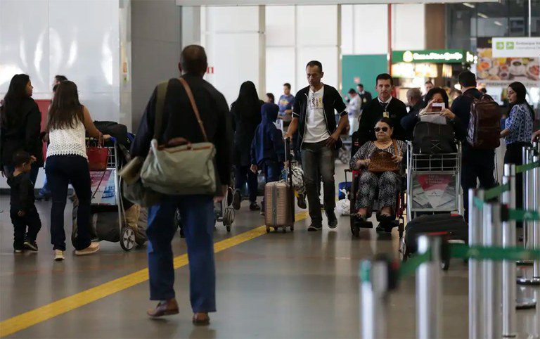 Transporte aéreo de passageiros já é 4% superior ao período pré-pandemia Transporte aéreo de passageiros já é 4% superior ao período pré-pandemia