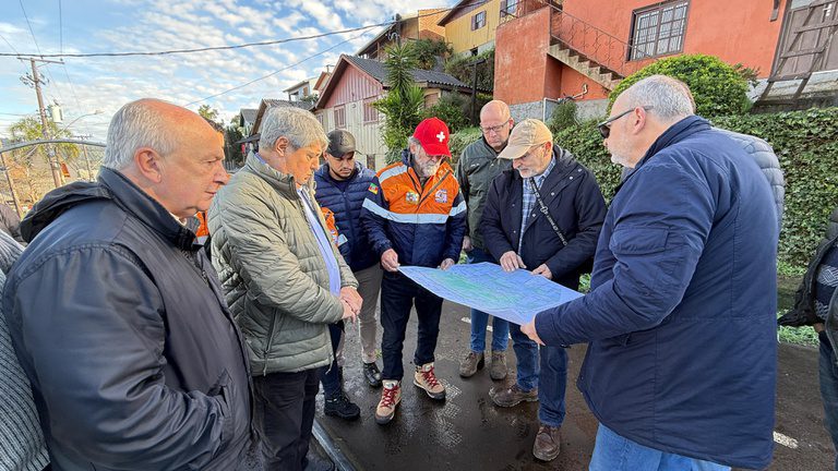 Defesa Civil Nacional realiza vistoria técnica em áreas atingidas pelas chuvas em Gramado (RS)