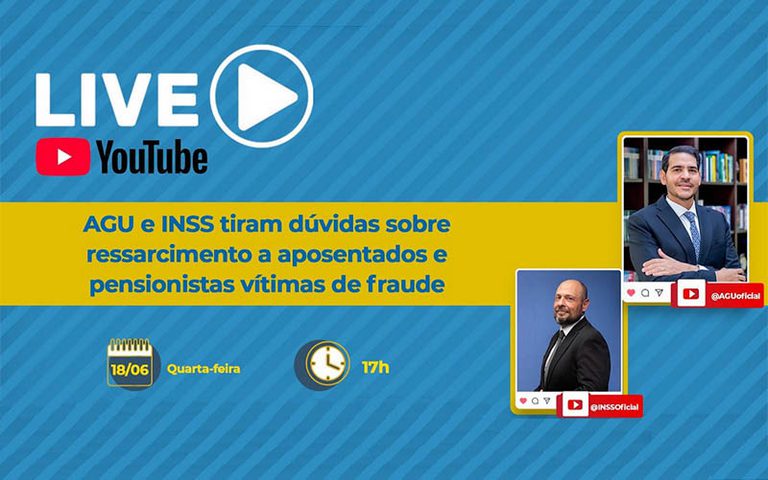 AGU e INSS tiram dúvidas sobre ressarcimento de descontos indevidos. Assista AGU e INSS tiram dúvidas sobre ressarcimento de descontos indevidos. Assista