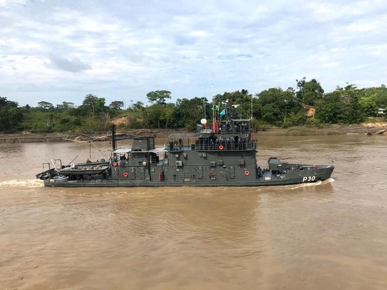 Força Naval Componente é ativada para intensificar combate ao garimpo ilegal Força Naval Componente é ativada para intensificar combate ao garimpo ilegal