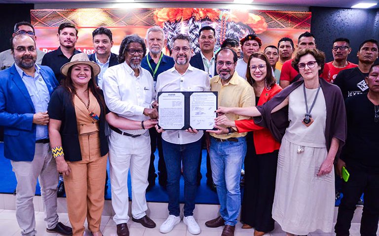 Governo Federal inaugura no AP programa de assistência rural para povos indígenas Governo Federal inaugura no AP programa de assistência rural para povos indígenas