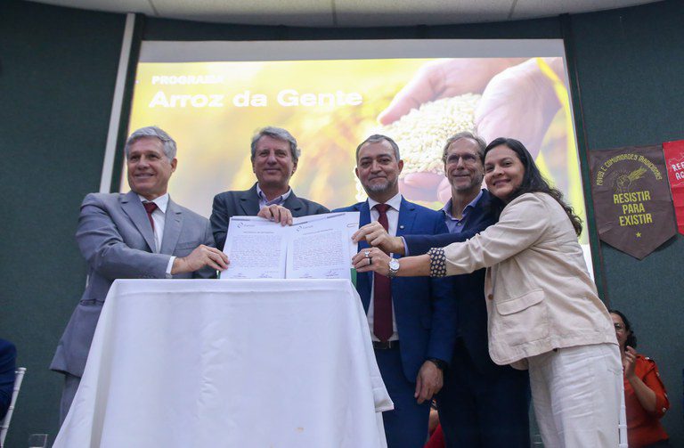 Governo Federal inicia o Programa Arroz da Gente para incentivar a produção Governo Federal inicia o Programa Arroz da Gente para incentivar a produção