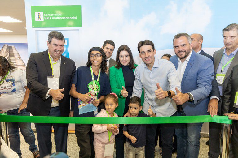 Em Campo Grande, ministro inaugura nova sala para passageiros com TEA Em Campo Grande, ministro inaugura nova sala para passageiros com TEA
