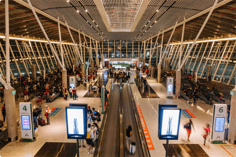 Brasil é o segundo país em ranking com os 100 aeroportos mais bem avaliados do mundo Brasil é o segundo país em ranking com os 100 aeroportos mais bem avaliados do mundo