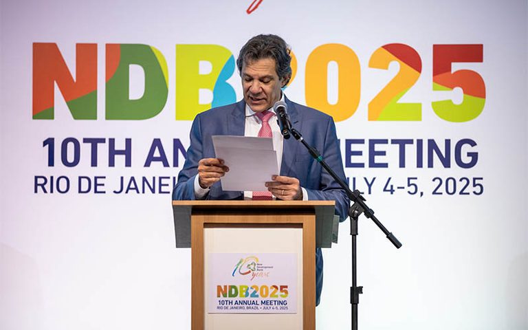 Haddad destaca papel do Banco do Brics no desenvolvimento sustentável do Sul Global Haddad destaca papel do Banco do Brics no desenvolvimento sustentável do Sul Global