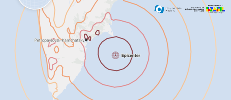 Rede Sismográfica Brasileira registra terremoto de magnitude 8,8 Mw na Rússia Rede Sismográfica Brasileira registra terremoto de magnitude 8,8 Mw na Rússia
