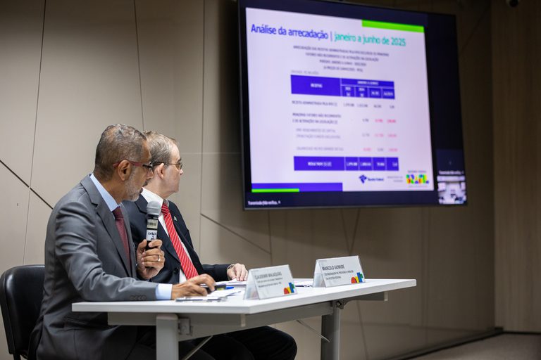 Ritmo acelerado da economia impulsiona alta de 4,38% na arrecadação federal no 1º semestre de 2025 Ritmo acelerado da economia impulsiona alta de 4,38% na arrecadação federal no 1º semestre de 2025