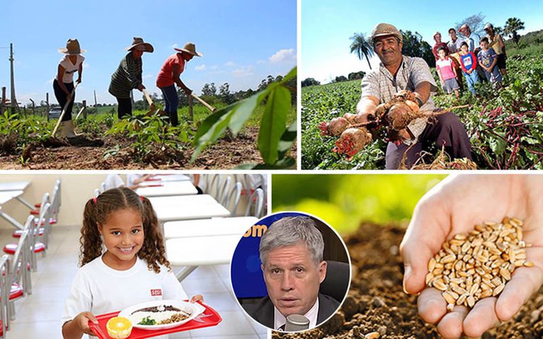 Luta contra a fome tem de ser política de Estado, diz ministro, que destaca agricultura familiar Luta contra a fome tem de ser política de Estado, diz ministro, que destaca agricultura familiar