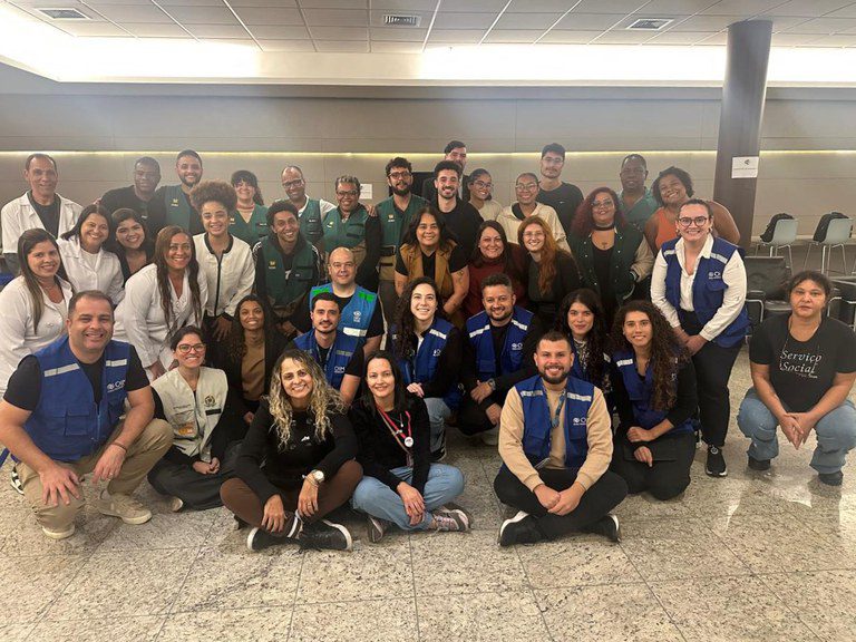 Governo Federal acolhe 88 repatriados em nova operação humanitária em Confins (MG) Governo Federal acolhe 88 repatriados em nova operação humanitária em Confins (MG)