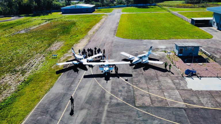 Governo Federal inspeciona aeronaves que vão mapear dois terços do RS