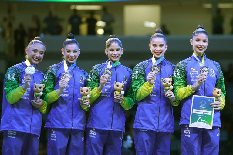 Brasil conquista primeira medalha em um Mundial de Ginástica Rítmica Brasil conquista primeira medalha em um Mundial de Ginástica Rítmica