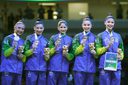 Brasil conquista primeira medalha em um Mundial de Ginástica Rítmica Brasil conquista primeira medalha em um Mundial de Ginástica Rítmica