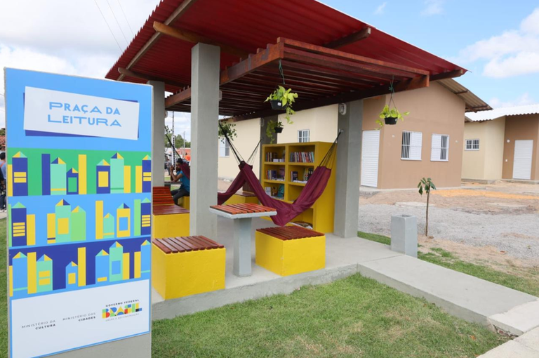 Presidente Lula entrega primeiras unidades do Minha Casa, Minha Vida com Praça da Leitura Presidente Lula entrega primeiras unidades do Minha Casa, Minha Vida com Praça da Leitura