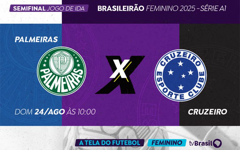 Palmeiras x Cruzeiro: TV Brasil transmite primeiro jogo da semifinal do Brasileirão Feminino Palmeiras x Cruzeiro: TV Brasil transmite primeiro jogo da semifinal do Brasileirão Feminino