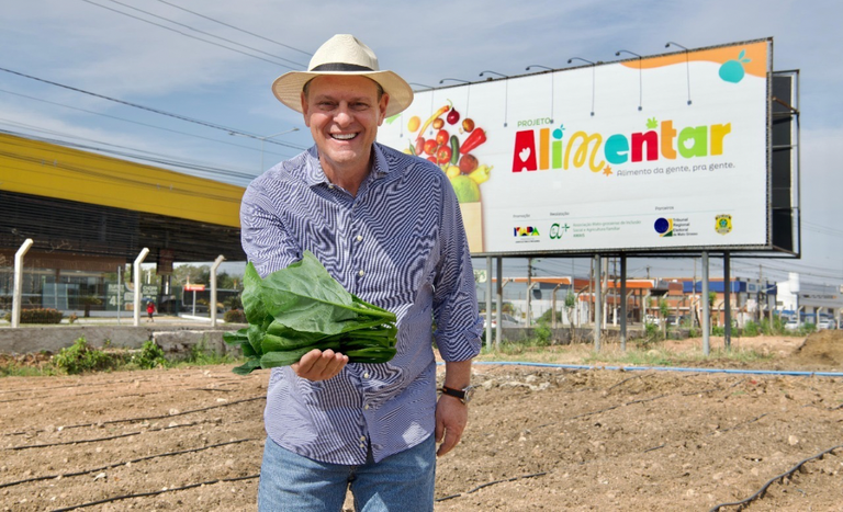 Projeto Alimentar leva hortas solidárias a áreas urbanas