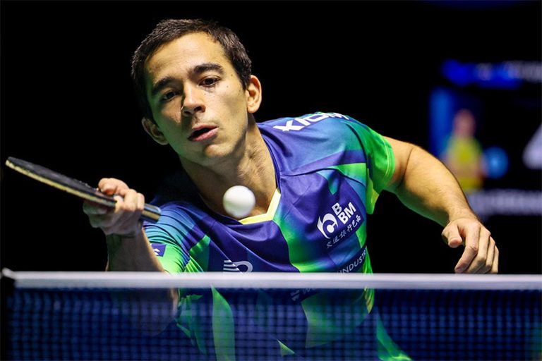 Hugo Calderano, soberano em Foz do Iguaçu, conquista quarto título em cinco finais Hugo Calderano, soberano em Foz do Iguaçu, conquista quarto título em cinco finais