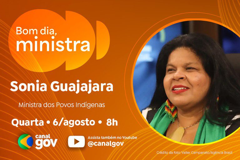 Sonia Guajajara detalha a Conferência Nacional das Mulheres Indígenas nesta quarta (6) Sonia Guajajara detalha a Conferência Nacional das Mulheres Indígenas nesta quarta (6)