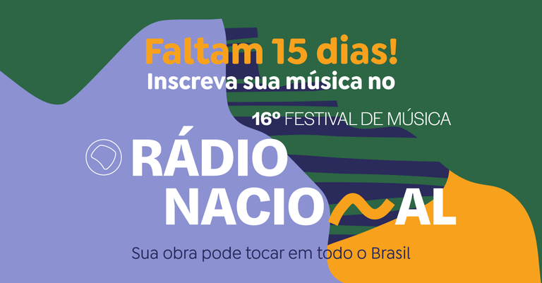Festival de Música da Rádio Nacional recebe inscrições até 30 de setembro