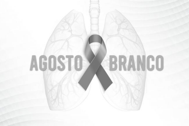 Governo oficializa a campanha Agosto Branco, de prevenção ao câncer de pulmão Governo oficializa a campanha Agosto Branco, de prevenção ao câncer de pulmão
