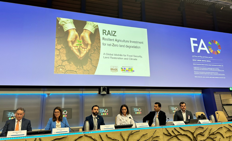 Iniciativa brasileira ganha visibilidade internacional em evento da FAO, em Roma