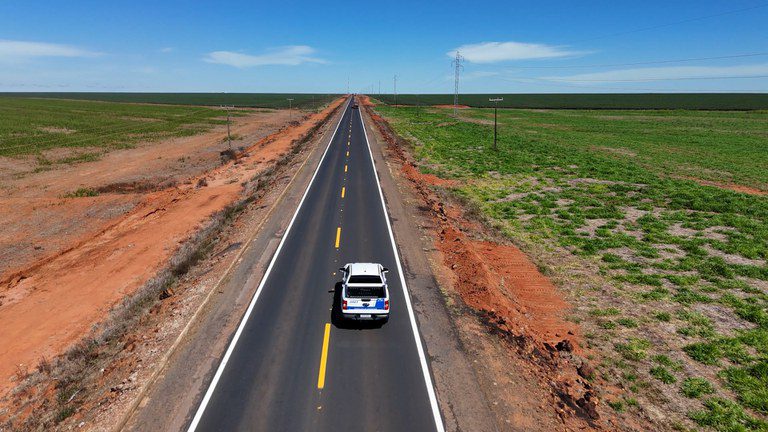 Transportes recupera Rodovia Juscelino Kubitschek e beneficia escoamento da produção no MT