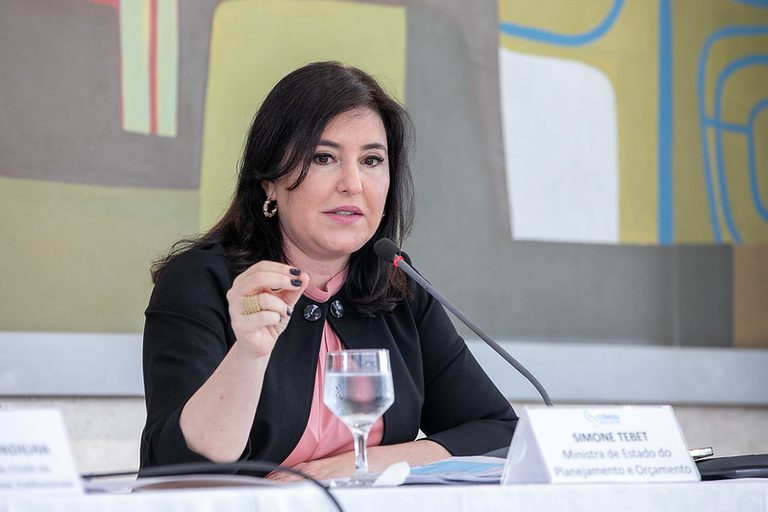 Simone Tebet defende a responsabilidade fiscal como fundamento da democracia e da cidadania Simone Tebet defende a responsabilidade fiscal como fundamento da democracia e da cidadania
