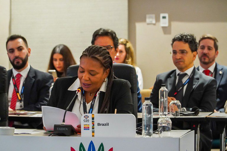 “Temos que defender a centralidade da cultura na agenda multilateral”, diz Margareth Menezes em reunião do G20