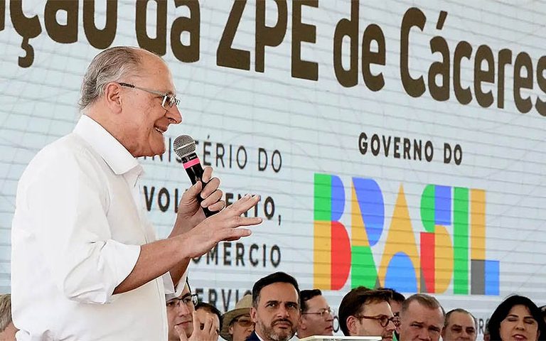 Alckmin destaca potencial de nova ZPE para integração sul-americana Alckmin destaca potencial de nova ZPE para integração sul-americana