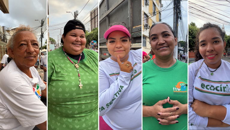 Elas reciclam o Círio: fé, força e sustentabilidade nas ruas de Belém Elas reciclam o Círio: fé, força e sustentabilidade nas ruas de Belém