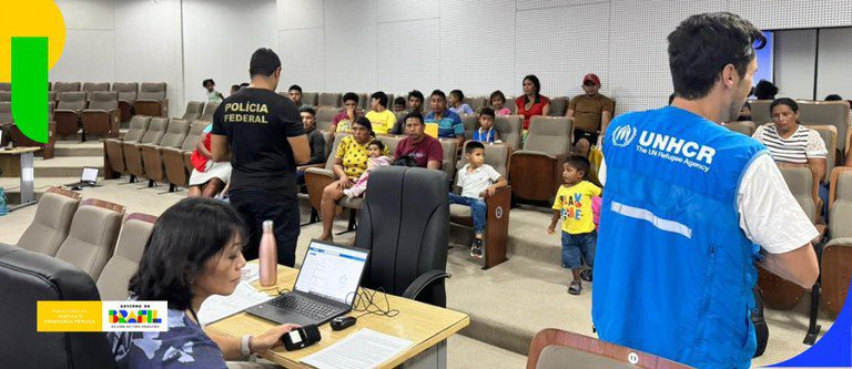 Força-tarefa no Pará assegura acolhimento a indígenas venezuelanos Força-tarefa no Pará assegura acolhimento a indígenas venezuelanos