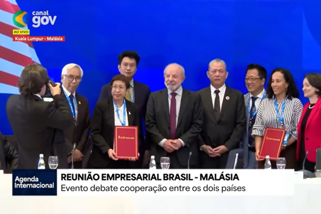 Lula convida empresários da Malásia a construírem parcerias no Brasil Lula convida empresários da Malásia a construírem parcerias no Brasil