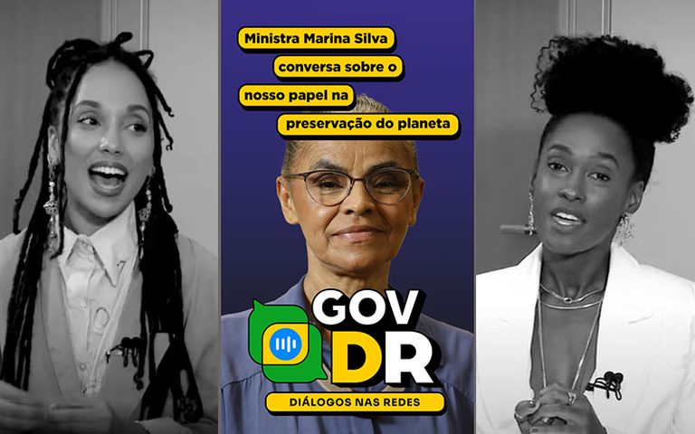 Marina Silva abre 2ª temporada do 'GovDR - Diálogo nas Redes' no Canal Gov Marina Silva abre 2ª temporada do 'GovDR - Diálogo nas Redes' no Canal Gov