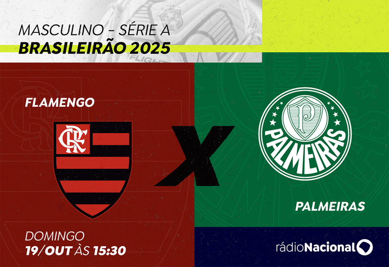 Rádio Nacional transmite ao vivo emoções de Flamengo x Palmeiras Rádio Nacional transmite ao vivo emoções de Flamengo x Palmeiras