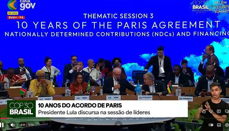 Aquecimento global repete história da exploração econômica, argumenta Lula